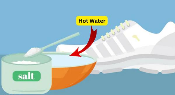 image-shows-how-to-remove-yellow-stain-from-white-shoes-with-salt-and-hotwater-solution